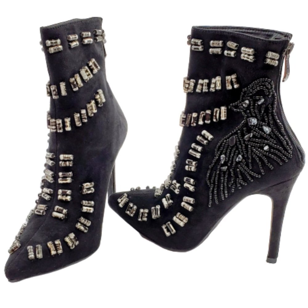 Cape Robbin Beronica-12 High Heel Black Ankle - Picture 3 of 7